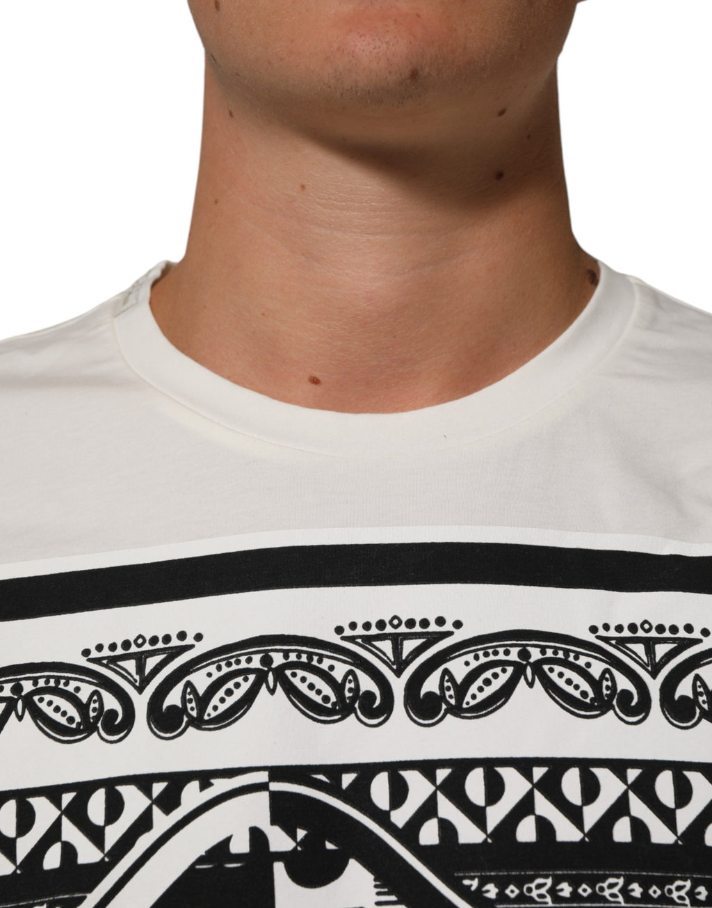 Dolce & Gabbana White Short-Sleeve Shirt for Men additional view