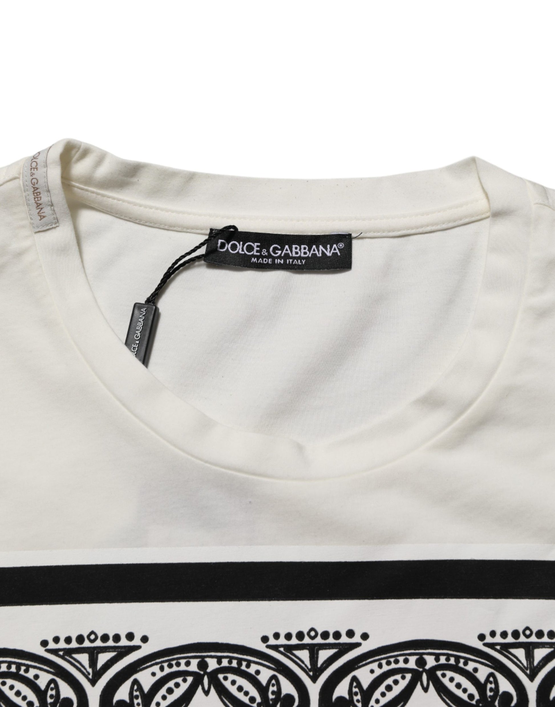 Dolce & Gabbana White Short-Sleeve Shirt for Men additional view