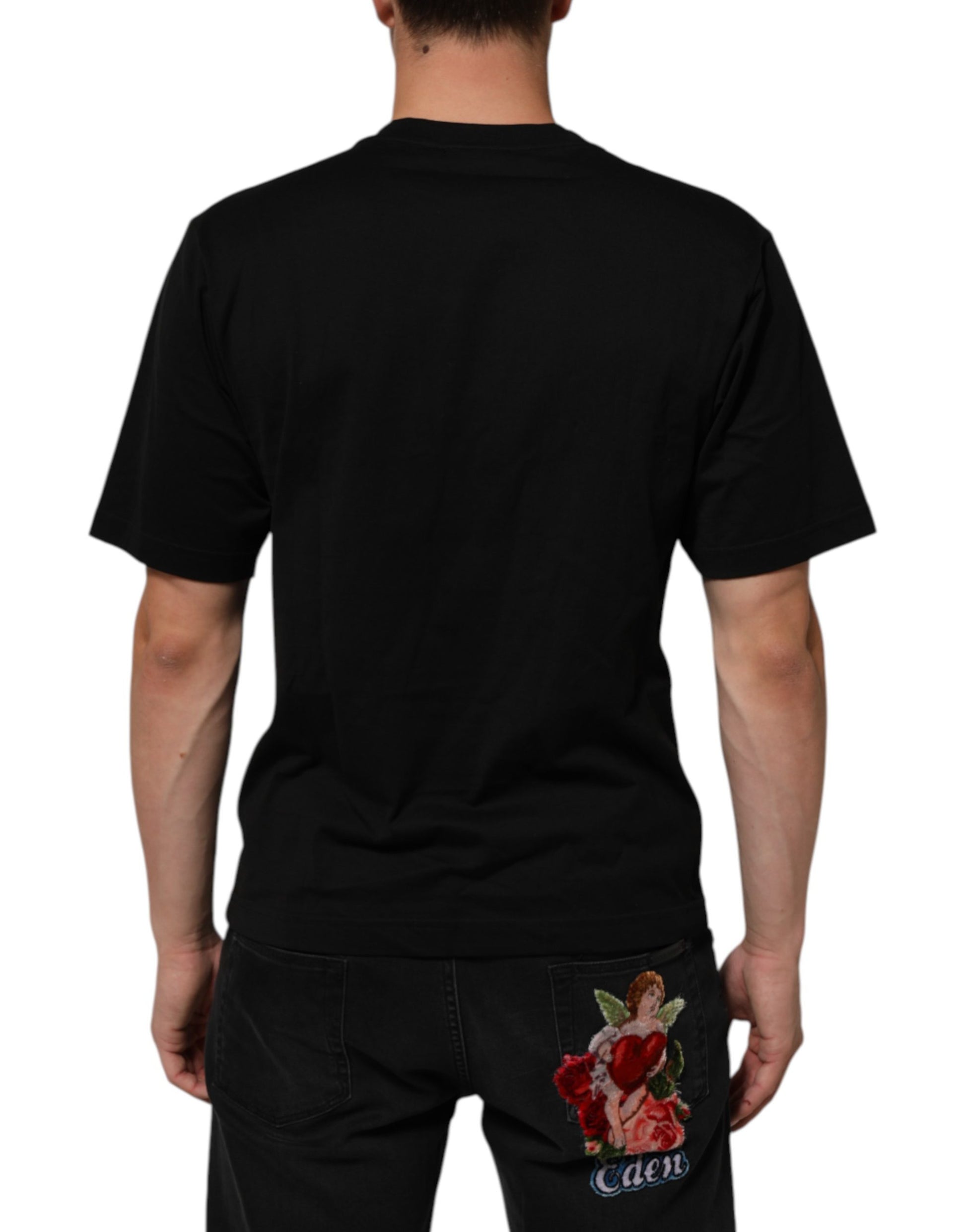Dolce & Gabbana Black Shortsleeve for Men side view