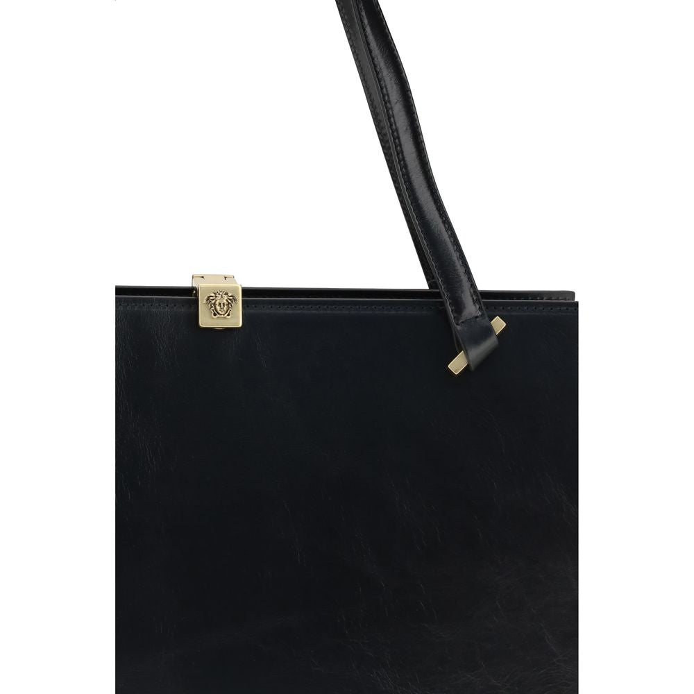 Versace Black Shoulder Bag for Women side view