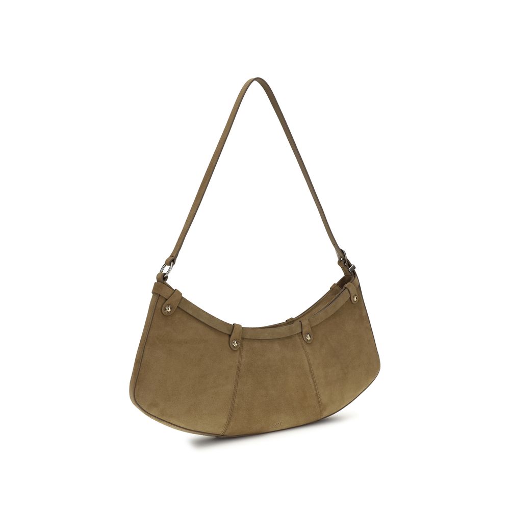 Sac porté épaule PINKO en cuir de veau beige Bos Taurus