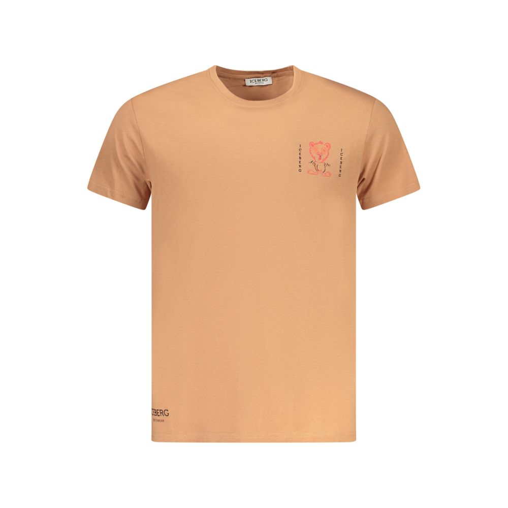 Iceberg Marrone Baumwolle Herren T-Shirt