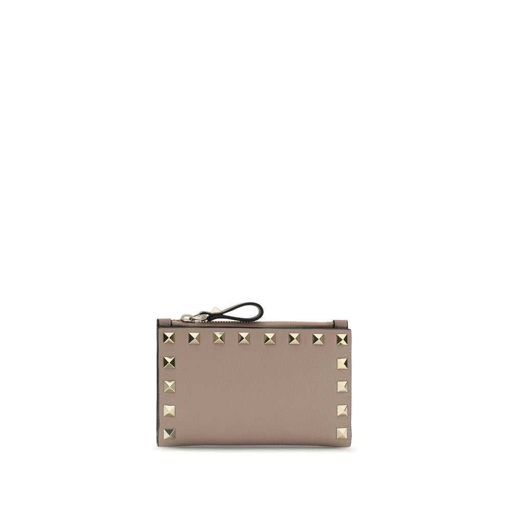 Portefeuille en cuir de veau multicolore Bos Taurus Valentino Garavani