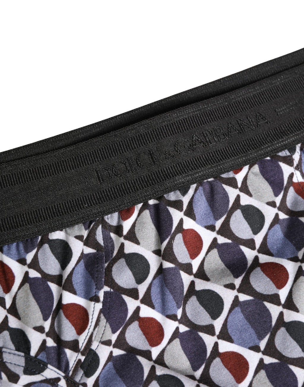 Sous-vêtements homme Dolce & Gabbana : slip mi-long à motif multicolore