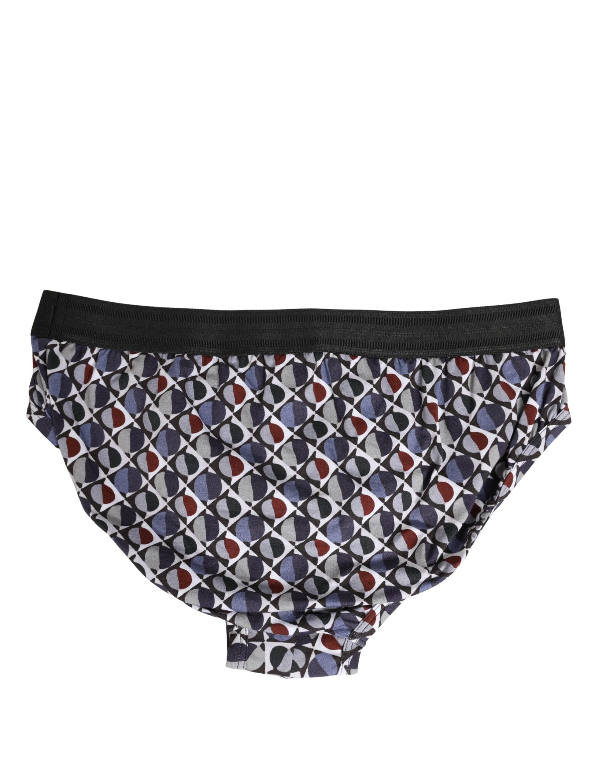 Sous-vêtements homme Dolce & Gabbana : slip mi-long à motif multicolore