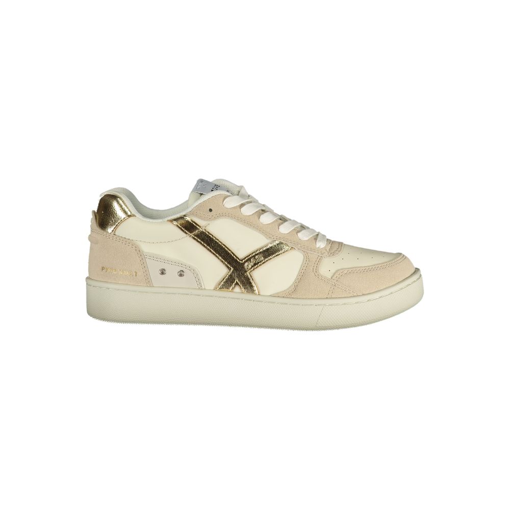 Baskets Gas beiges en polyester pour femme