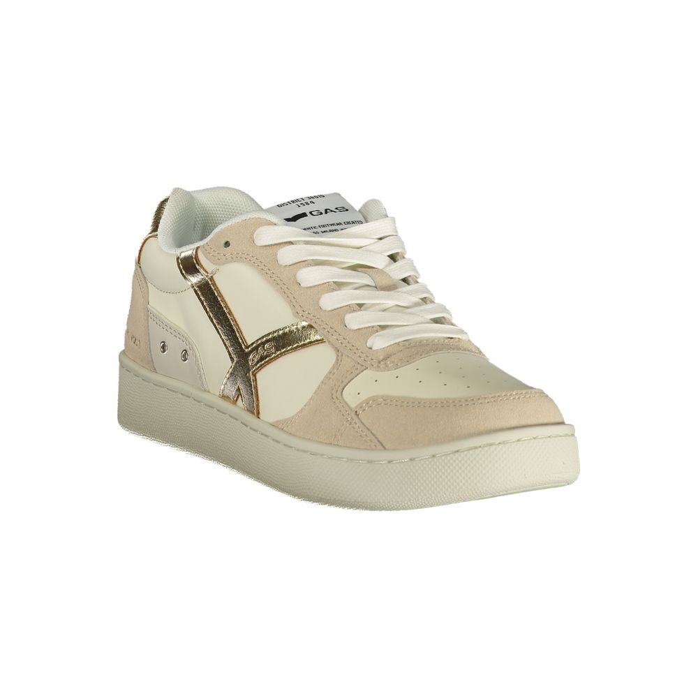 Baskets Gas beiges en polyester pour femme