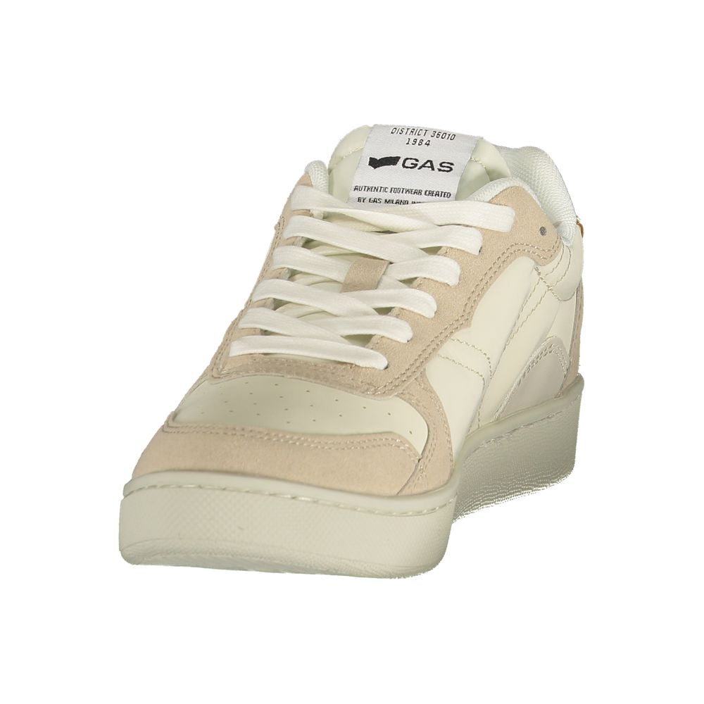 Baskets Gas beiges en polyester pour femme