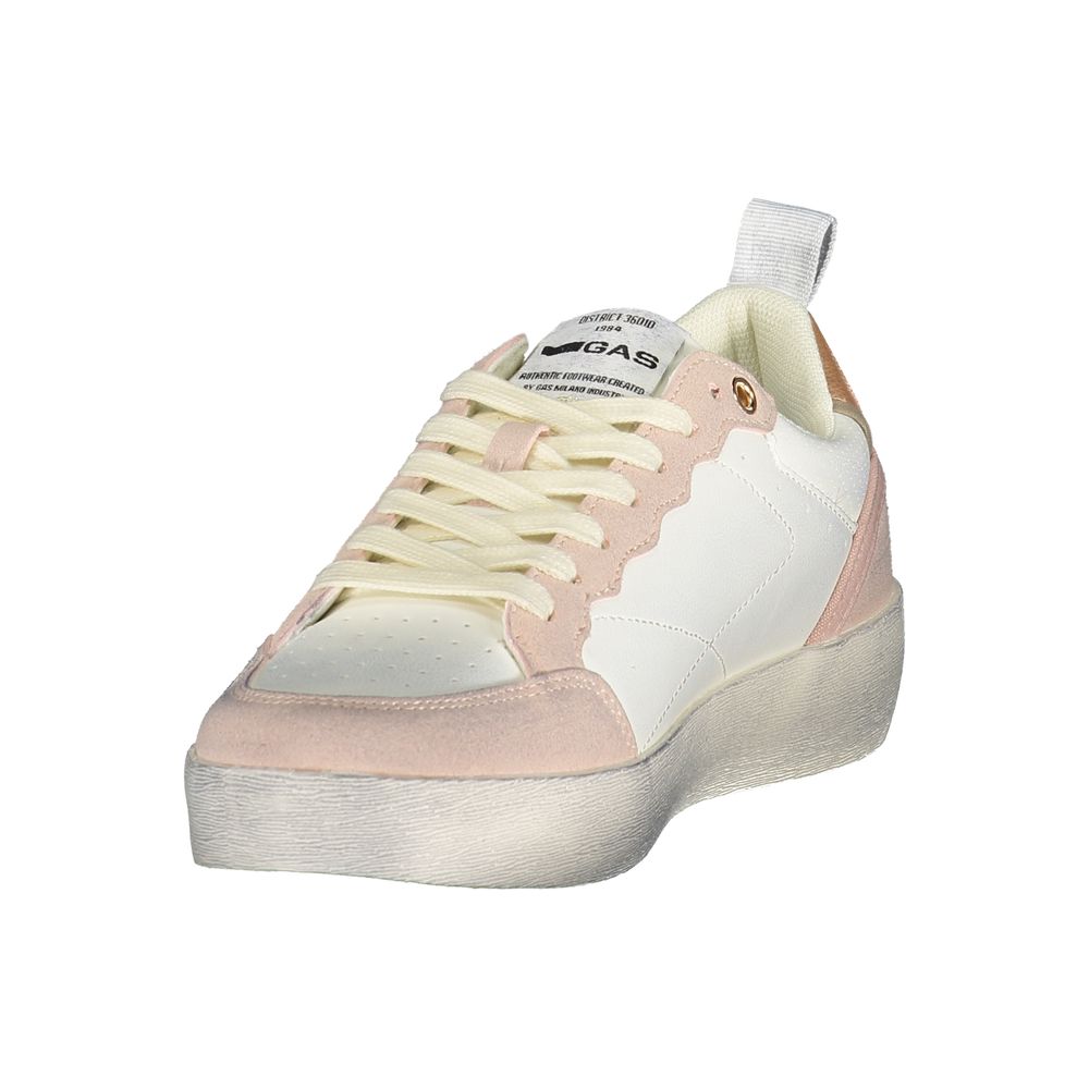 Baskets femme Gas Bianco Poliuretano