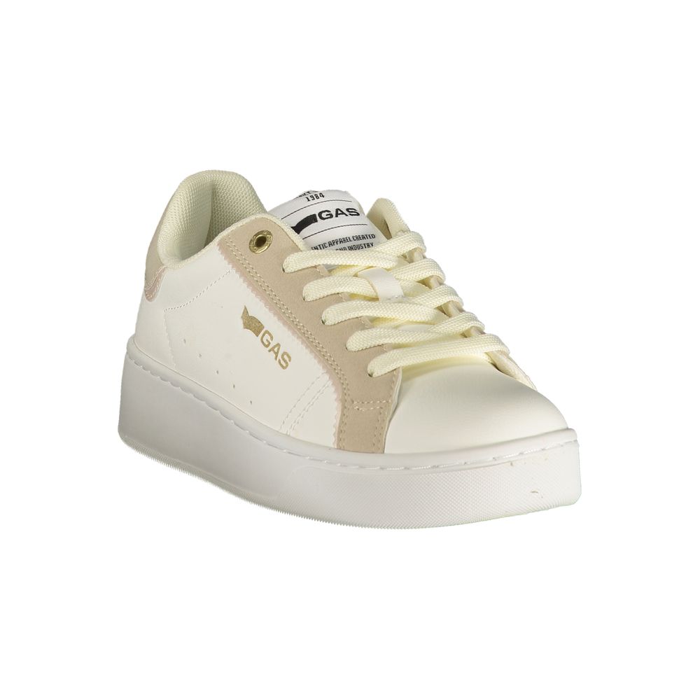 Baskets femme Gas Bianco Poliuretano