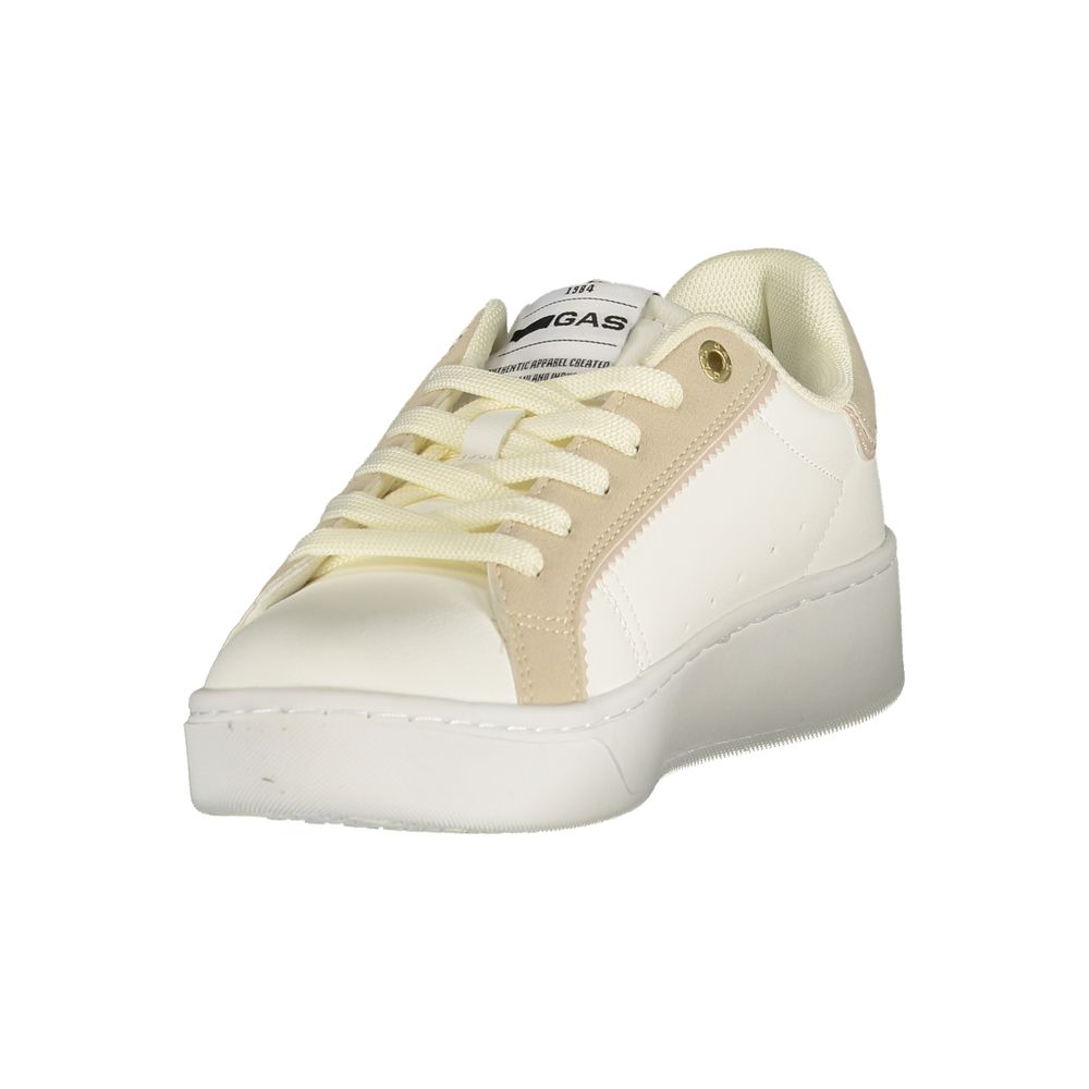 Baskets femme Gas Bianco Poliuretano