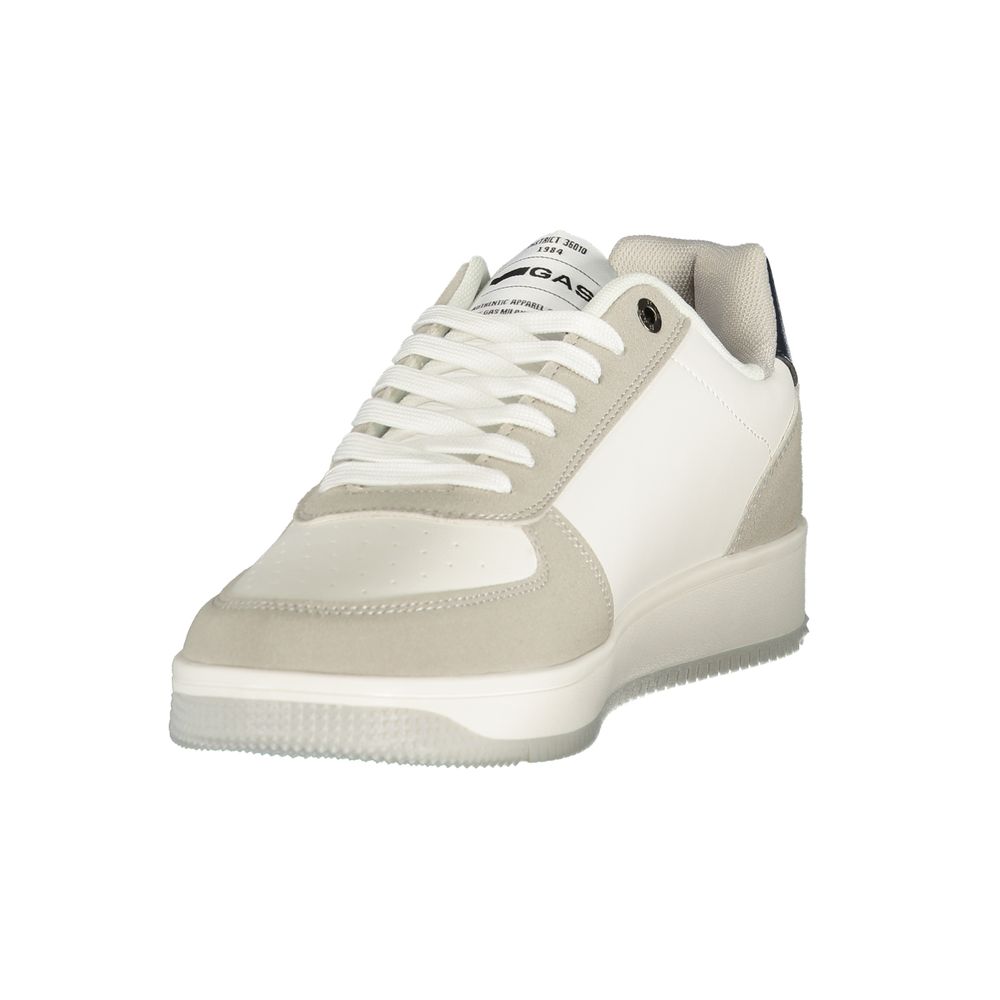 Baskets homme en polyuréthane Gas Bianco