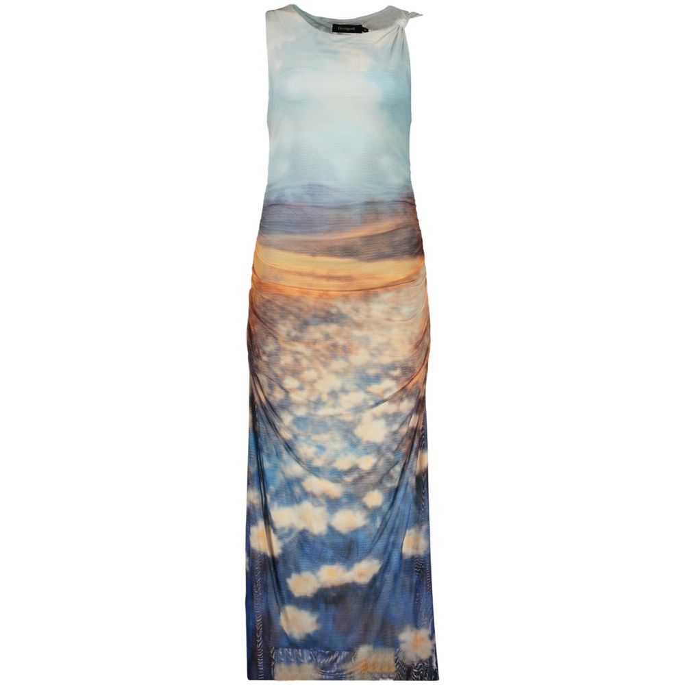 Robe Desigual Azzurro en polyester pour femme