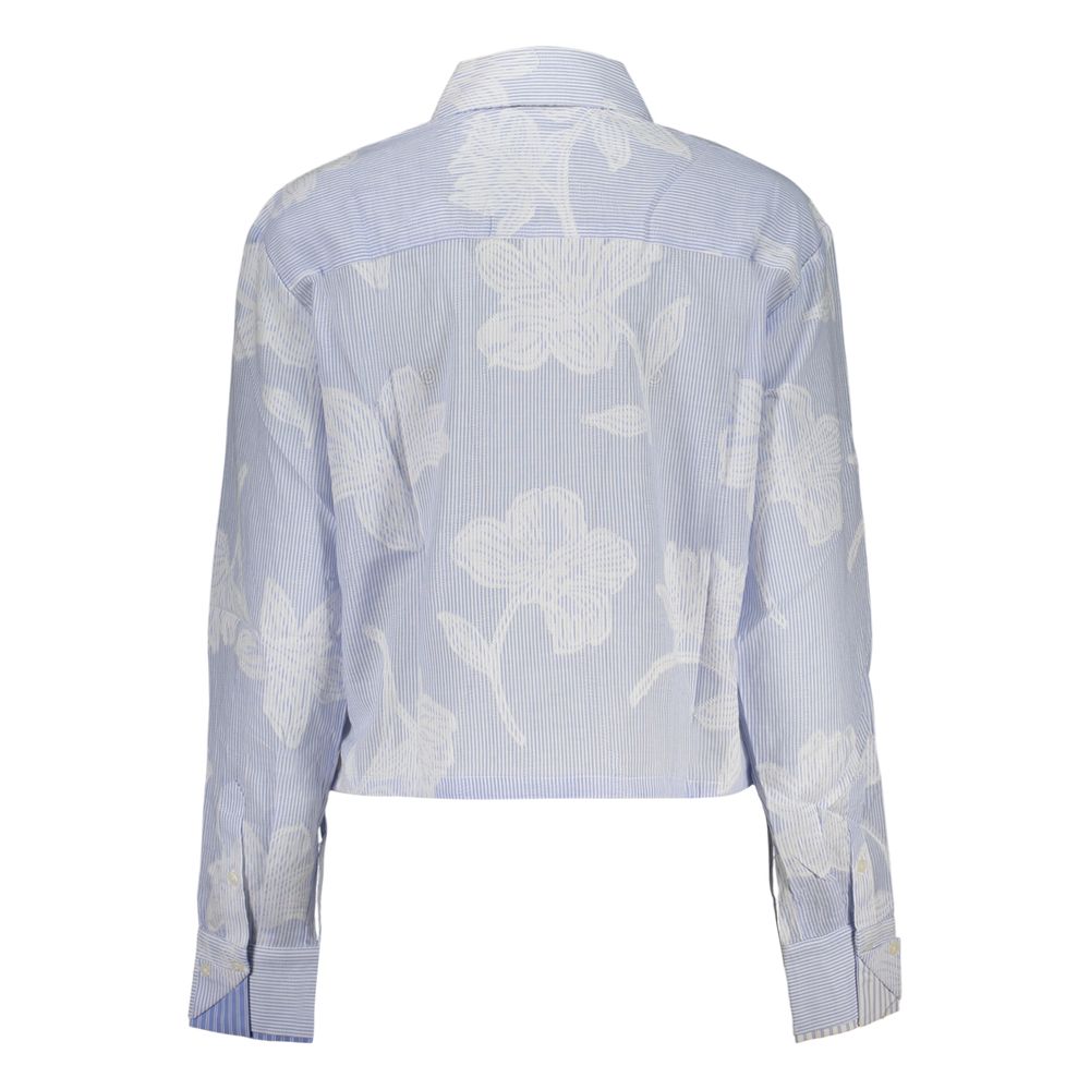 Chemise Desigual Azzurro en coton pour femme