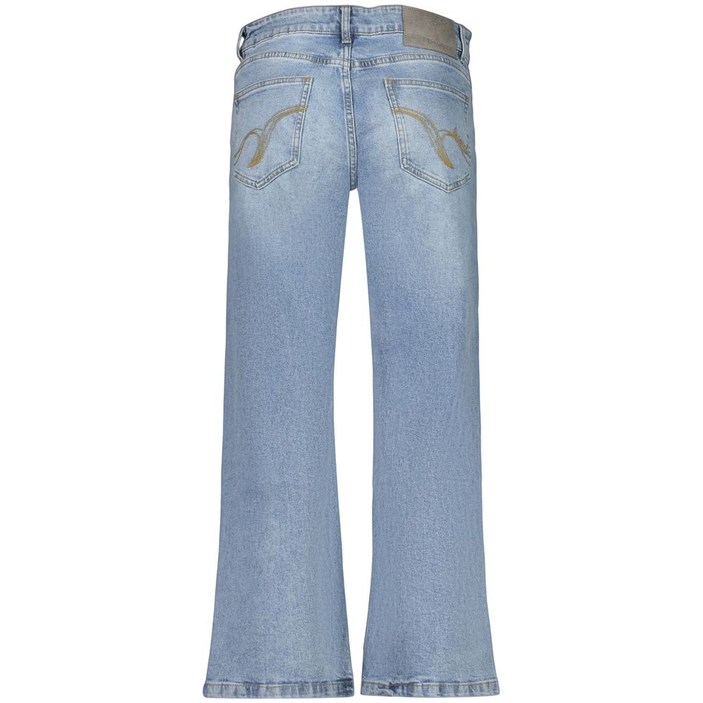 Jean Desigual Azzurro en coton pour femme