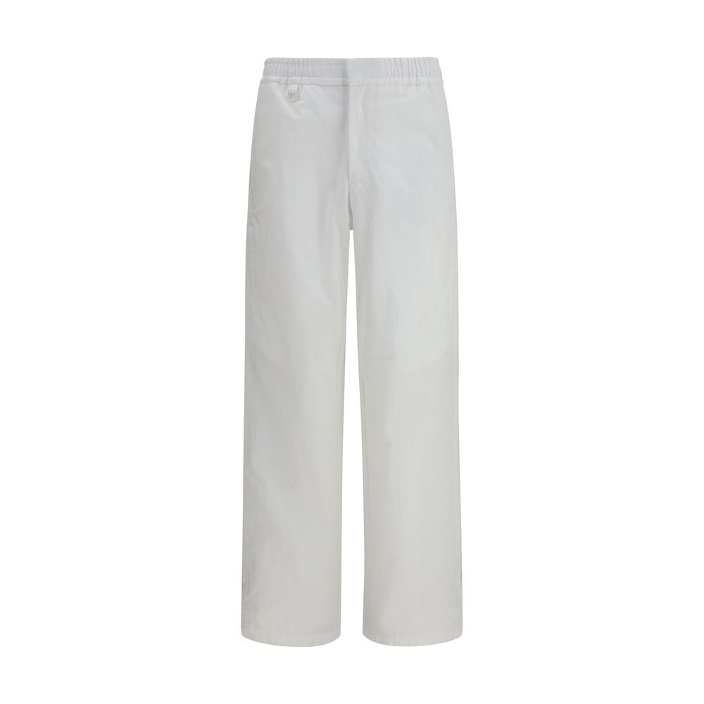 Pantalon décontracté en coton blanc LAMINAR