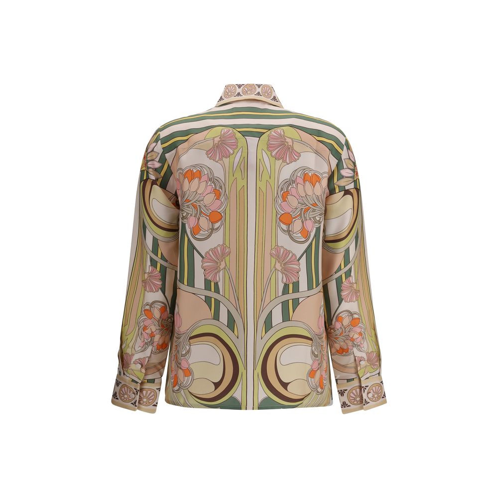 La Double J Multicolor Silk Shirt
