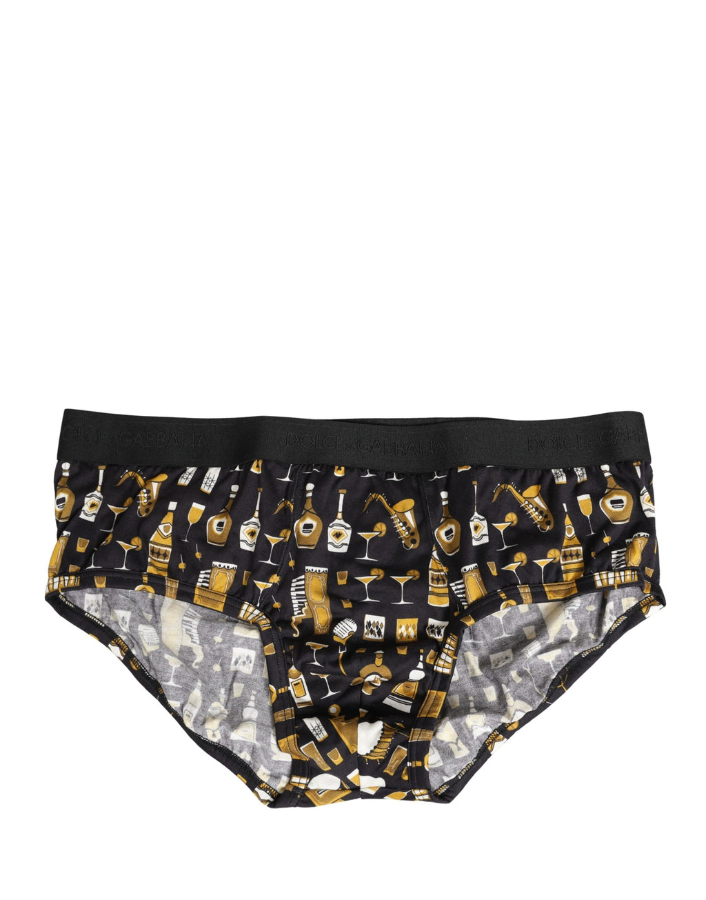 Sous-vêtement slip Brando Dolce & Gabbana Jazz Cocktail noir pour homme