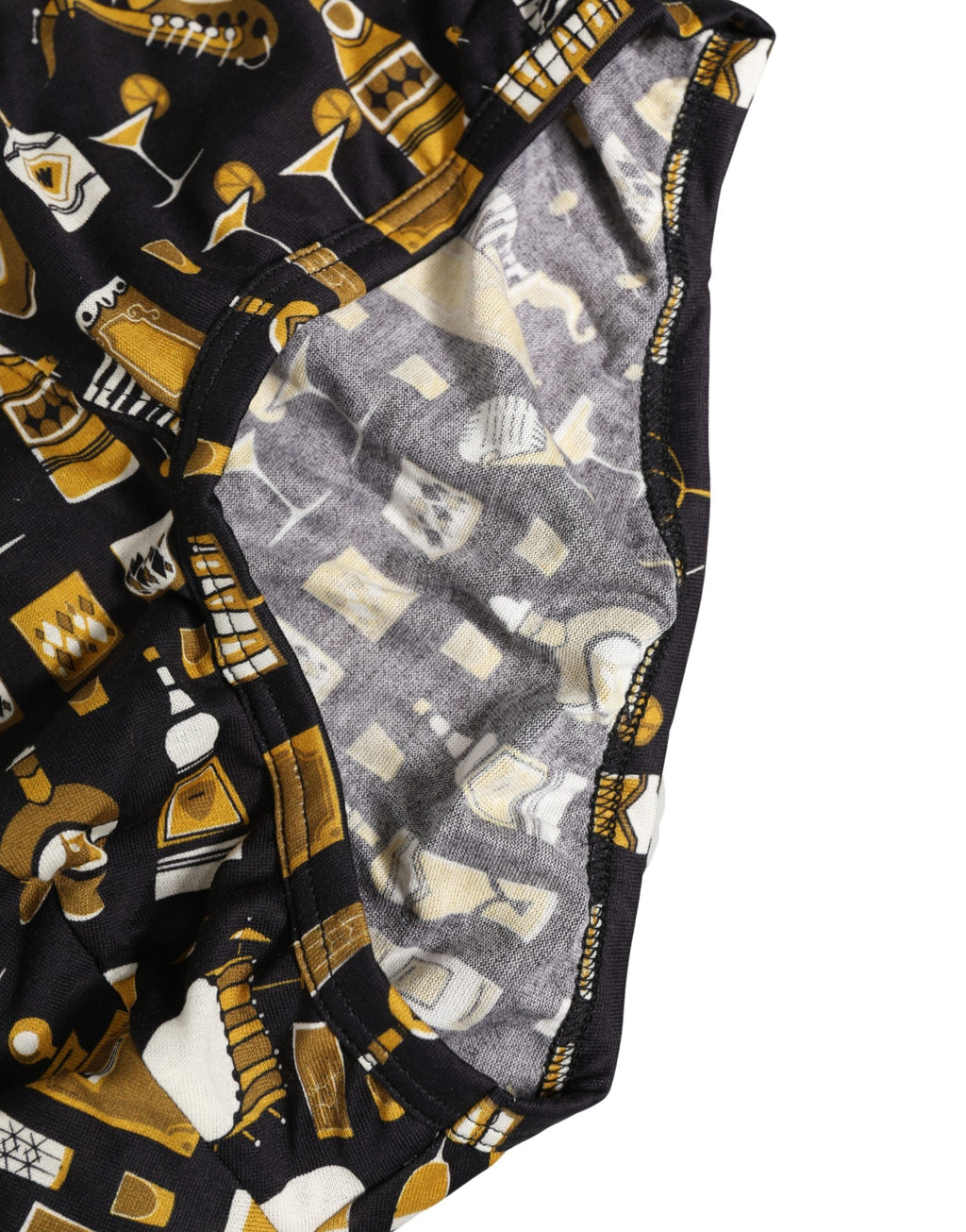 Sous-vêtement slip Brando Dolce & Gabbana Jazz Cocktail noir pour homme