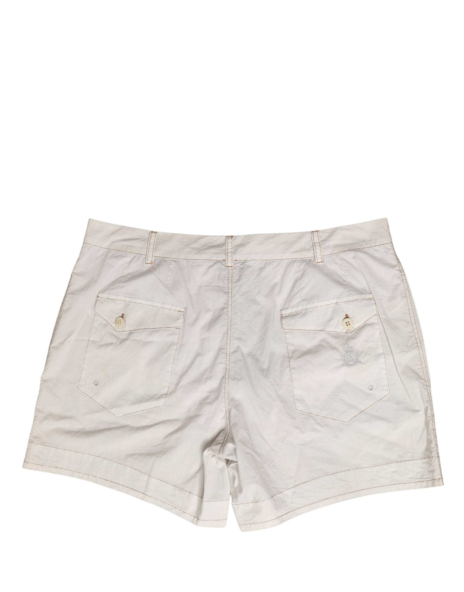 Dolce & Gabbana White Bermuda for Men detail view