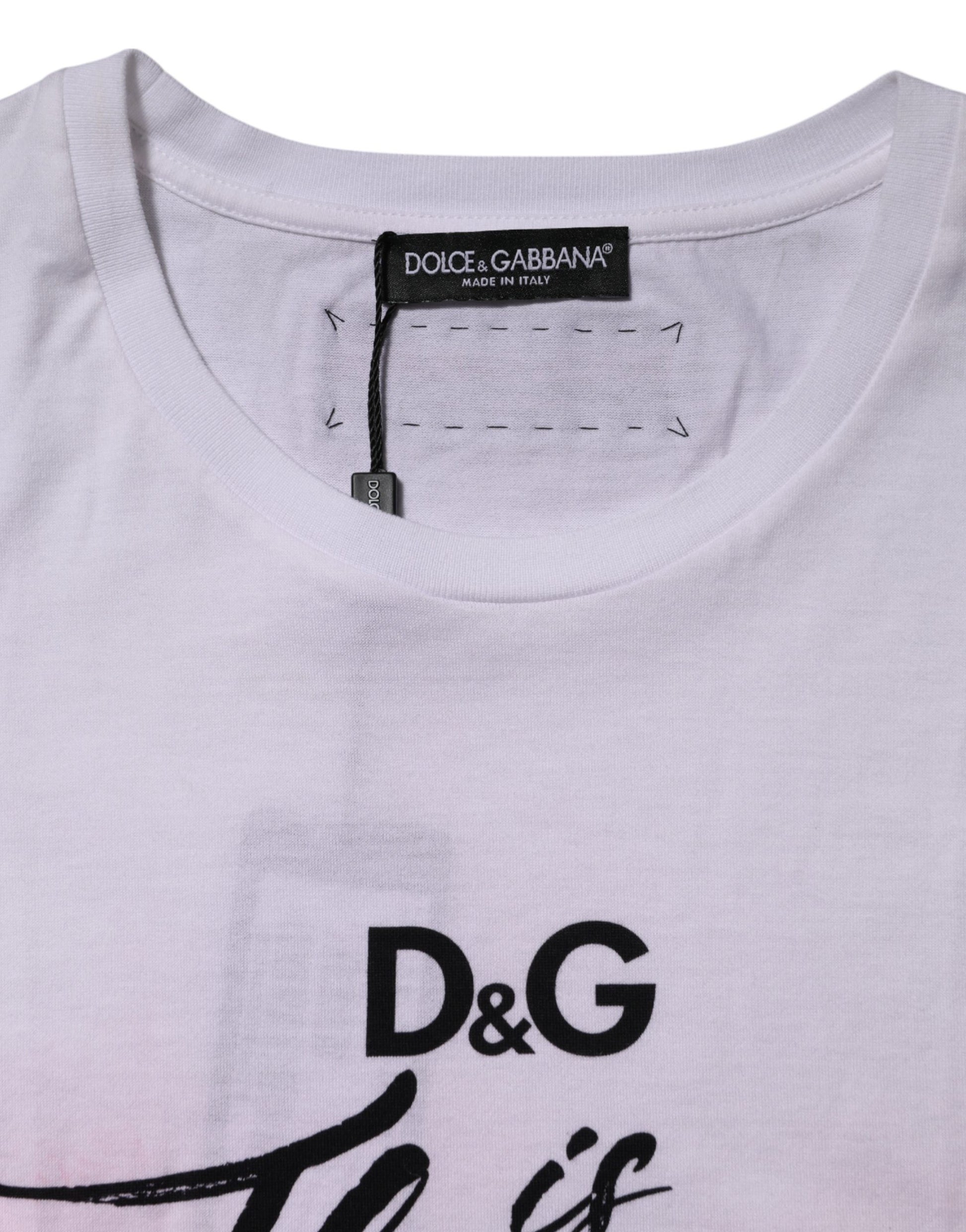 Dolce & Gabbana White Short-Sleeve Shirt for Women additional view