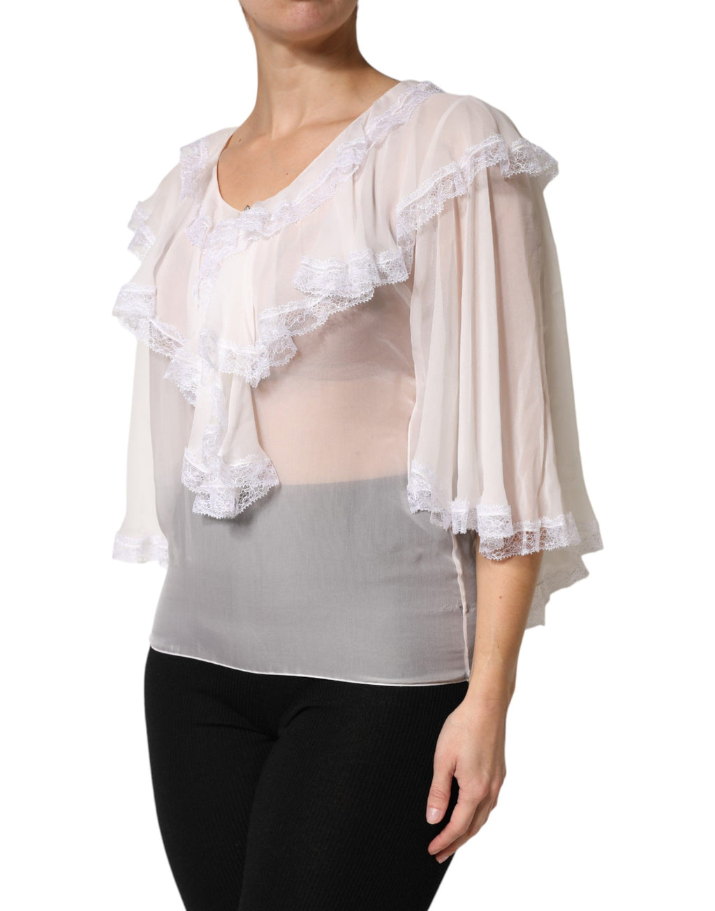 Dolce & Gabbana White Blouse for Women detail view