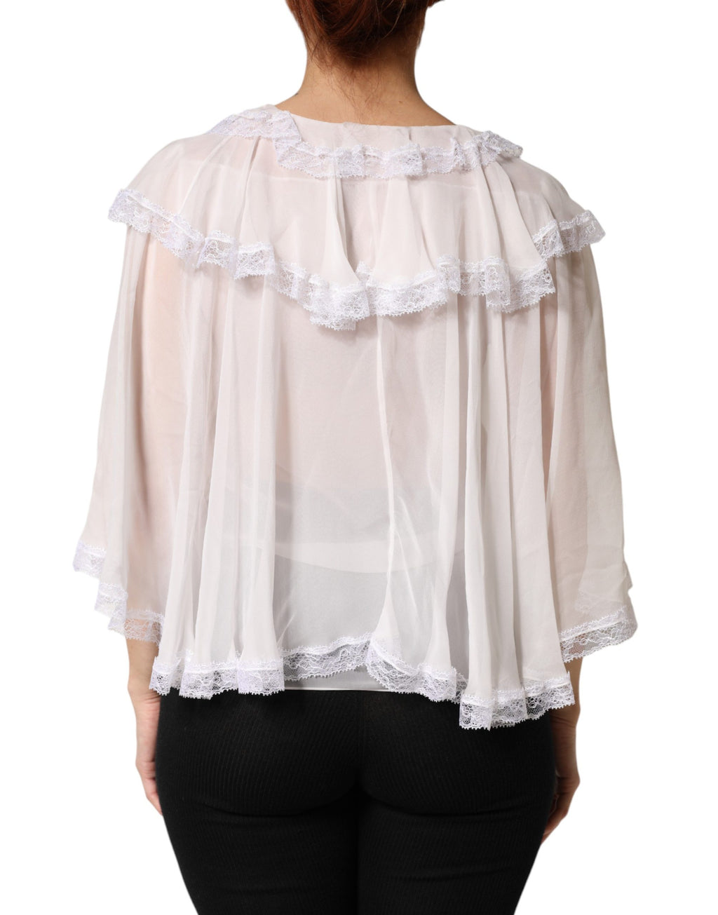 Dolce & Gabbana White Blouse for Women side view