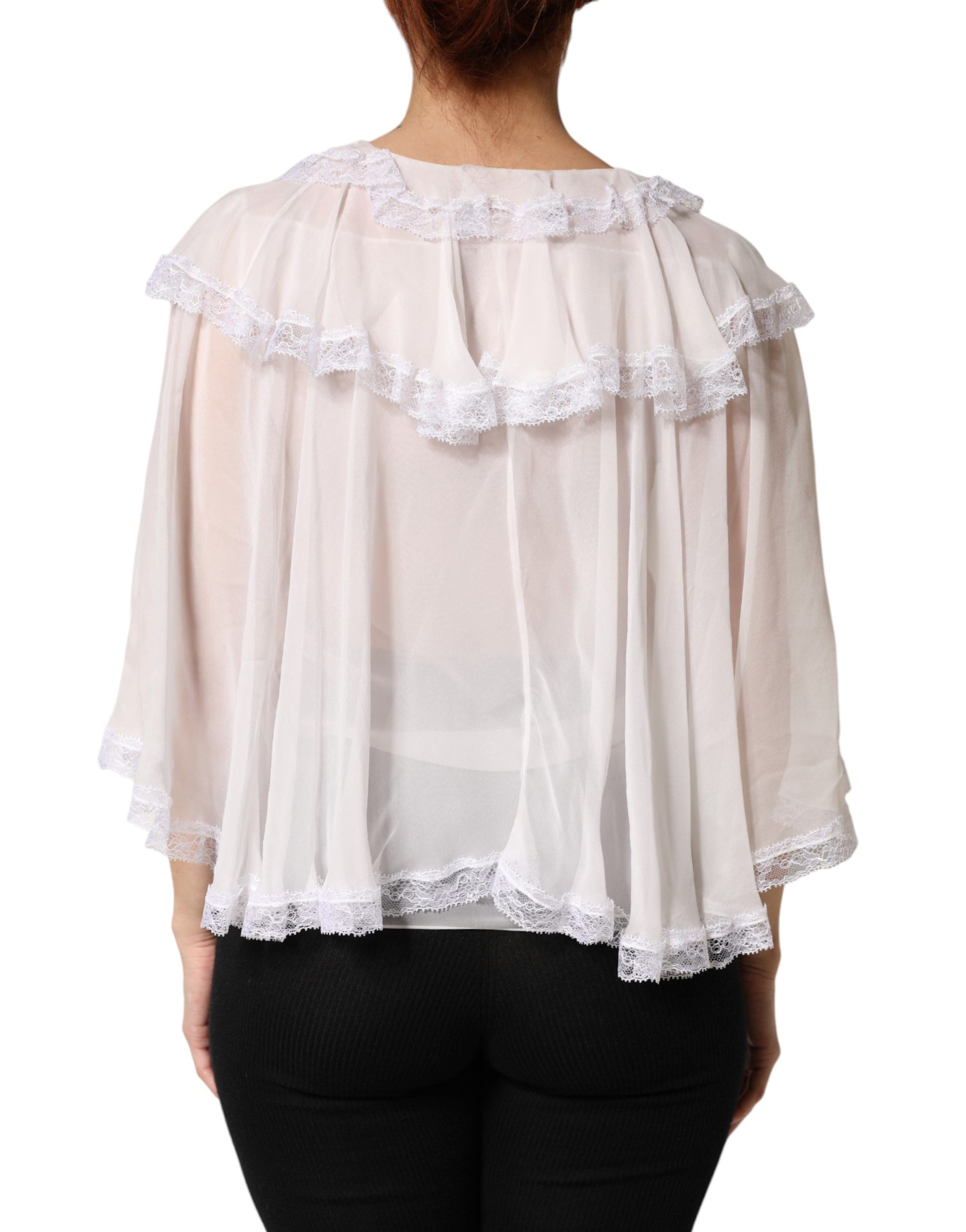 Dolce & Gabbana White Blouse for Women side view