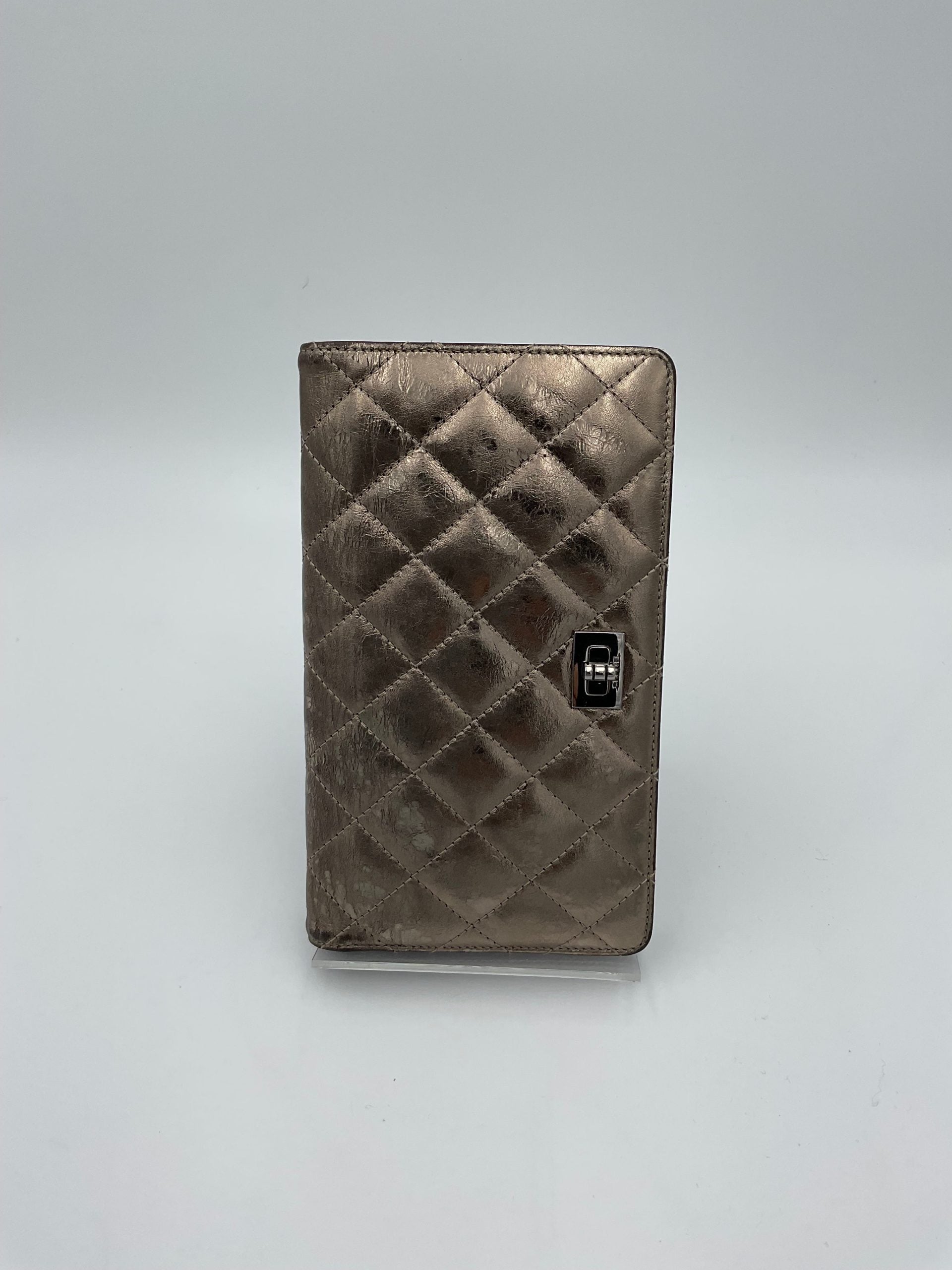 Chanel CHANEL Portefeuille Matelassé Platine