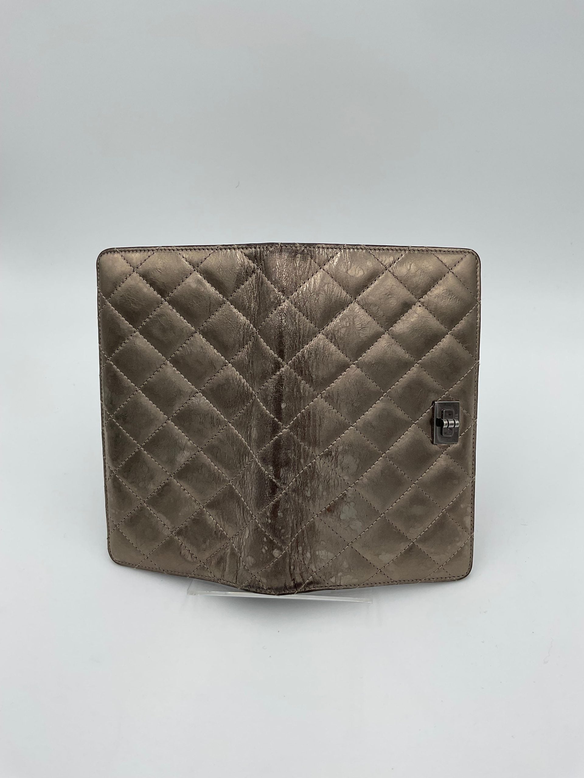 Chanel CHANEL Portefeuille Matelassé Platine