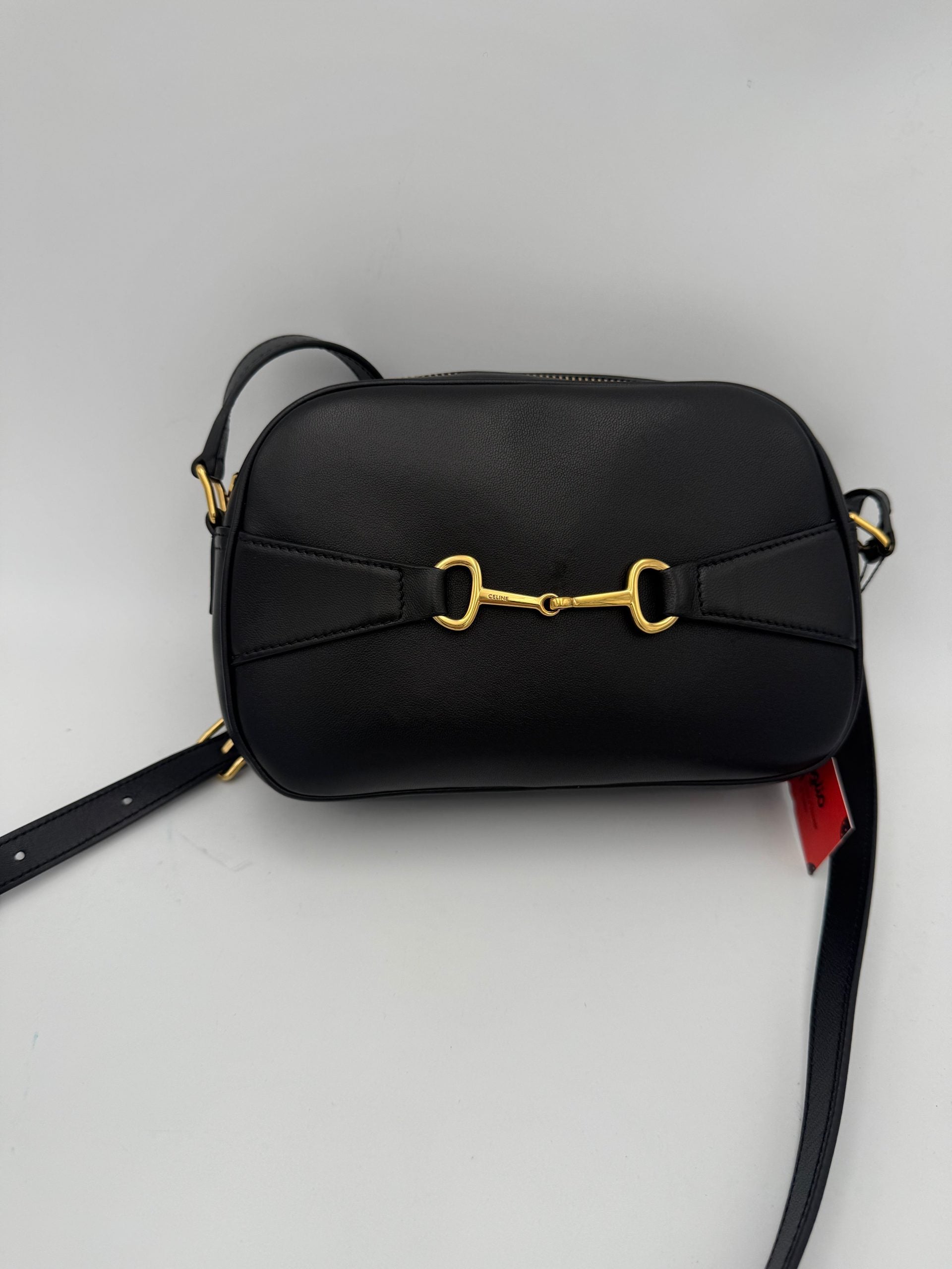 Celine CELINE CRECY Sac à main uni noir
