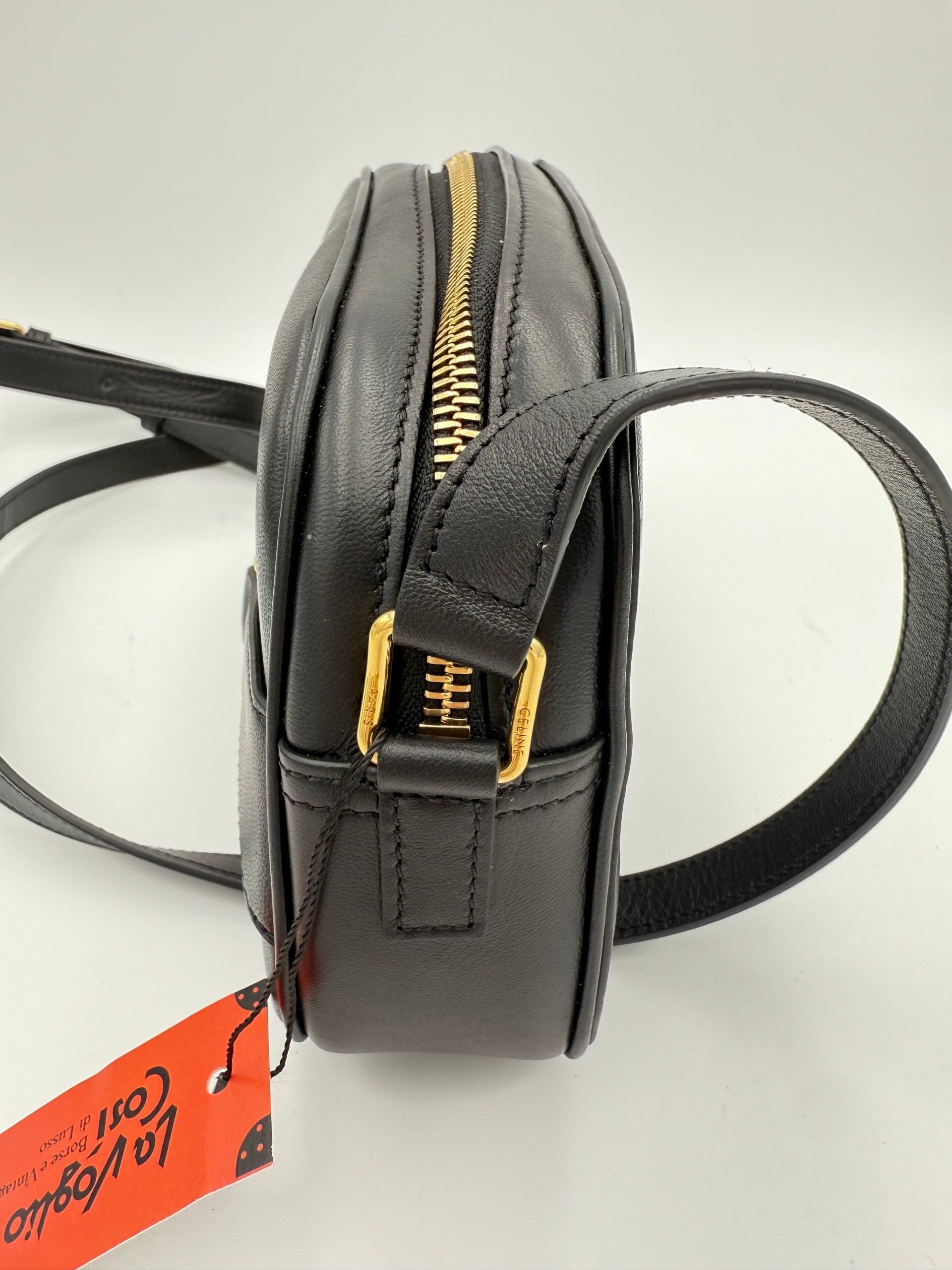 Celine CELINE CRECY Sac à main uni noir