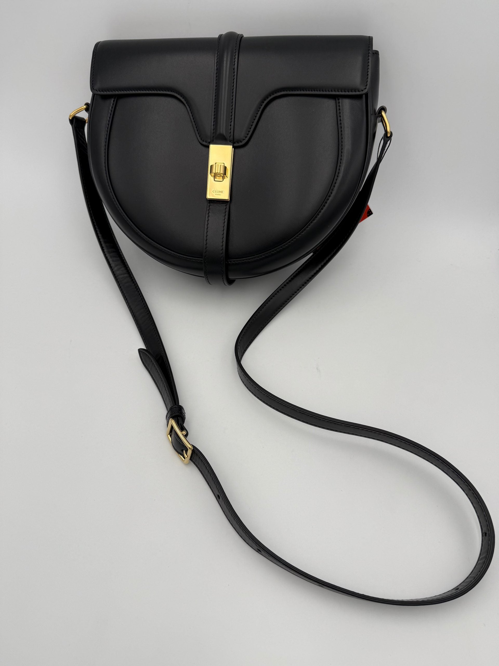 Celine CELINE Sac 16 Besace Noir Grand Sac
