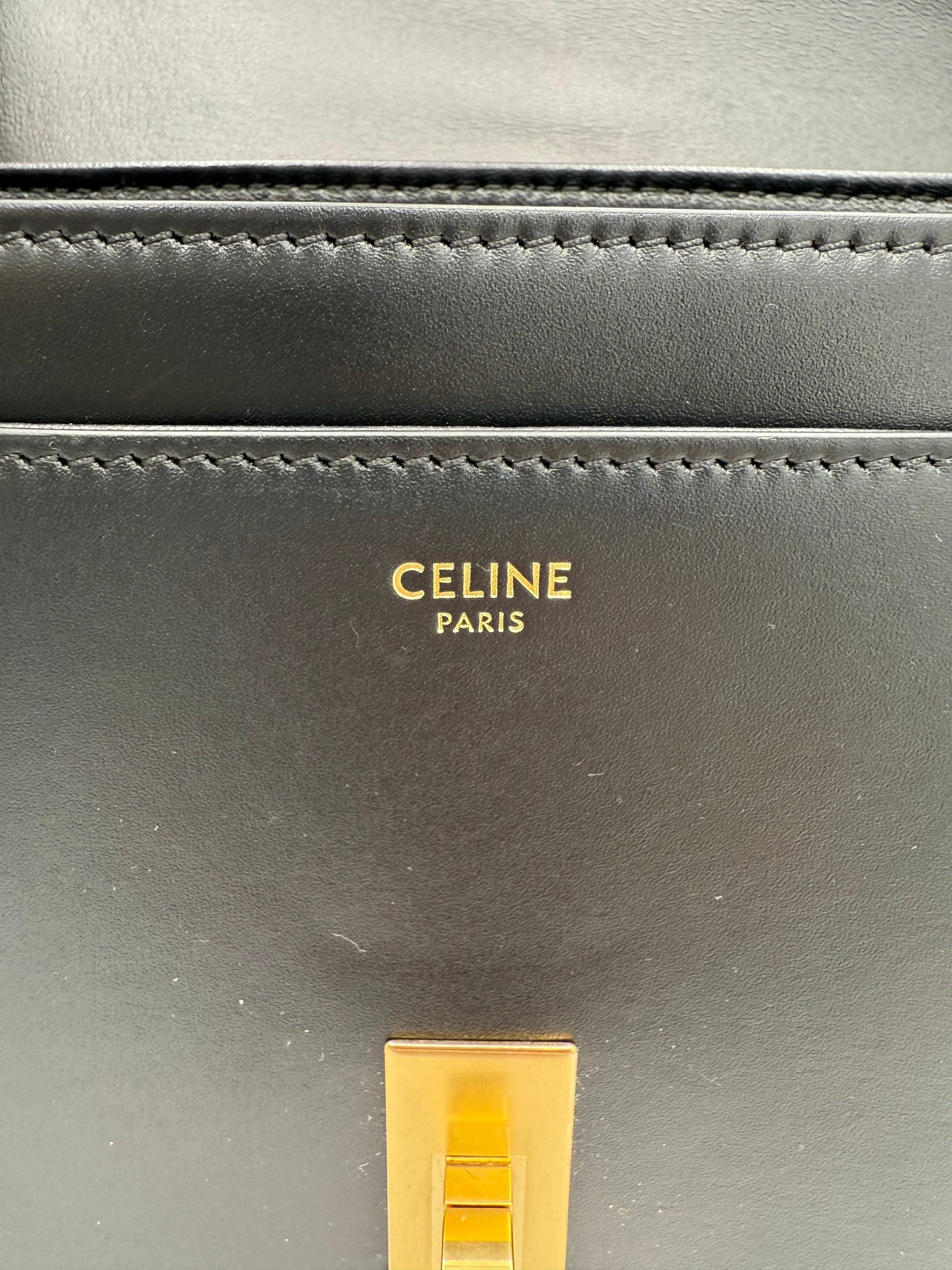 Celine CELINE Sac 16 Besace Noir Grand Sac