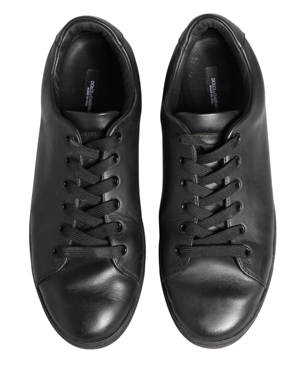Dolce & Gabbana Black Low Top Sneakers for Men side view