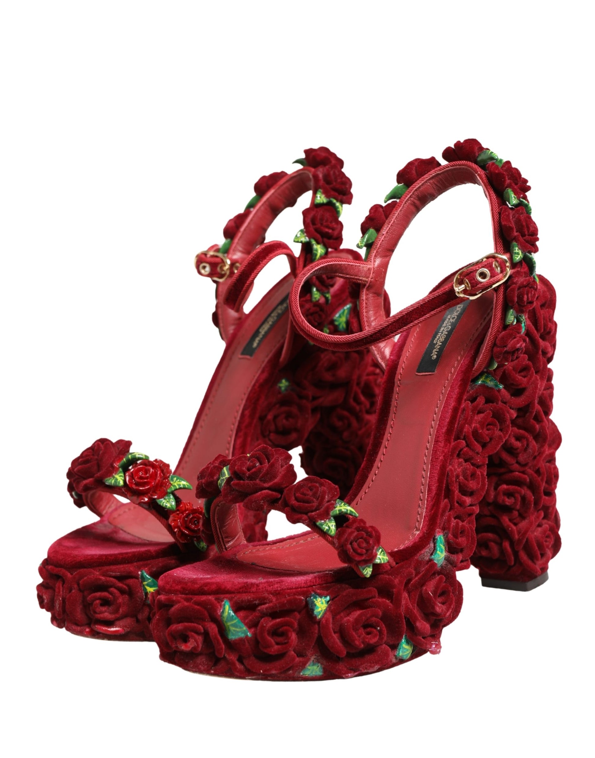 Dolce & Gabbana Red Platforms for Women additional view