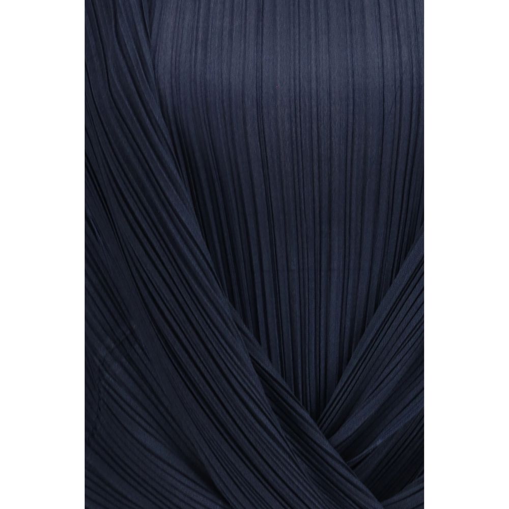 Chemisier Giorgio Armani en viscose bleue
