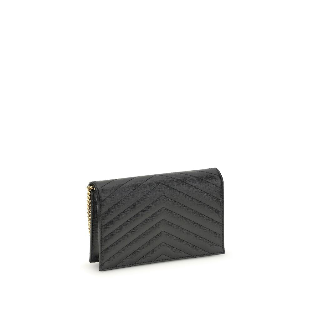 Saint Laurent Black Wallet detail view