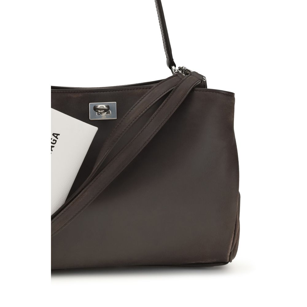 Balenciaga Brown Shoulder Bag for Women side view