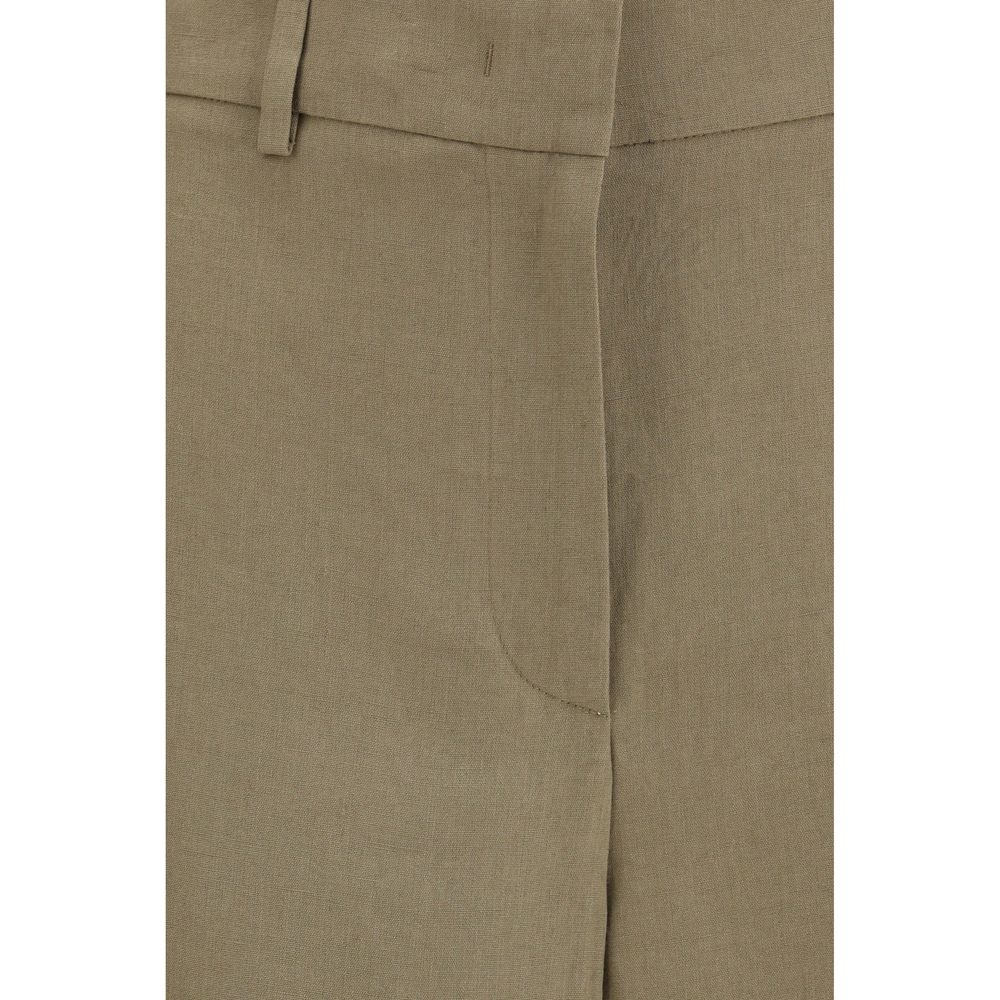 Giorgio Armani Beige Casual Pants for Women detail view