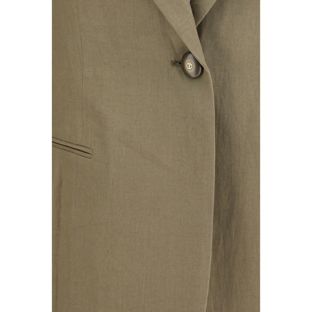 Giorgio Armani Brown Coat for Women detail view