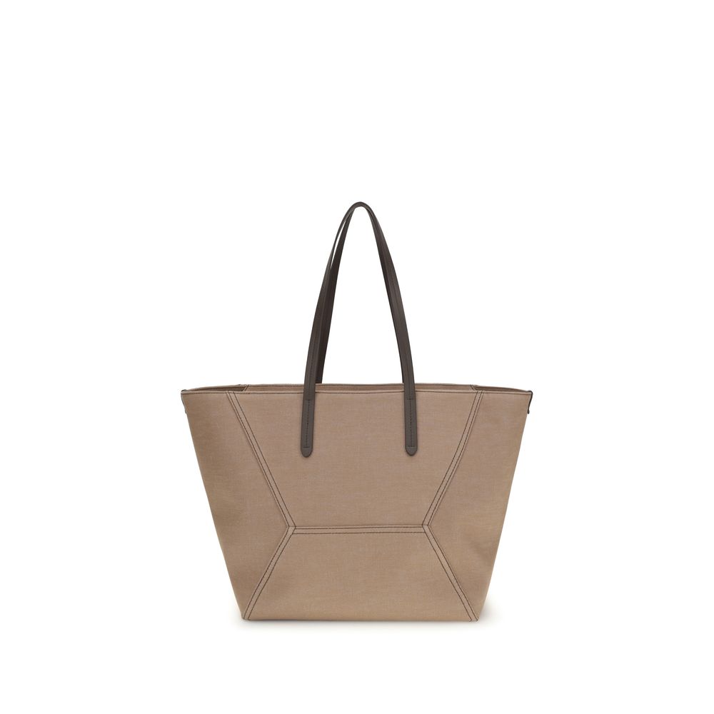 Brunello Cucinelli Beige Shoulder Bag for Women
