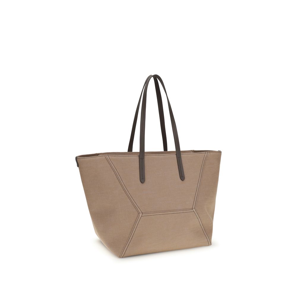 Brunello Cucinelli Beige Shoulder Bag for Women alternate view