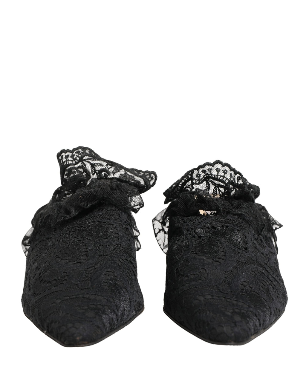 Dolce & Gabbana Black Stiletto Heels for Women detail view