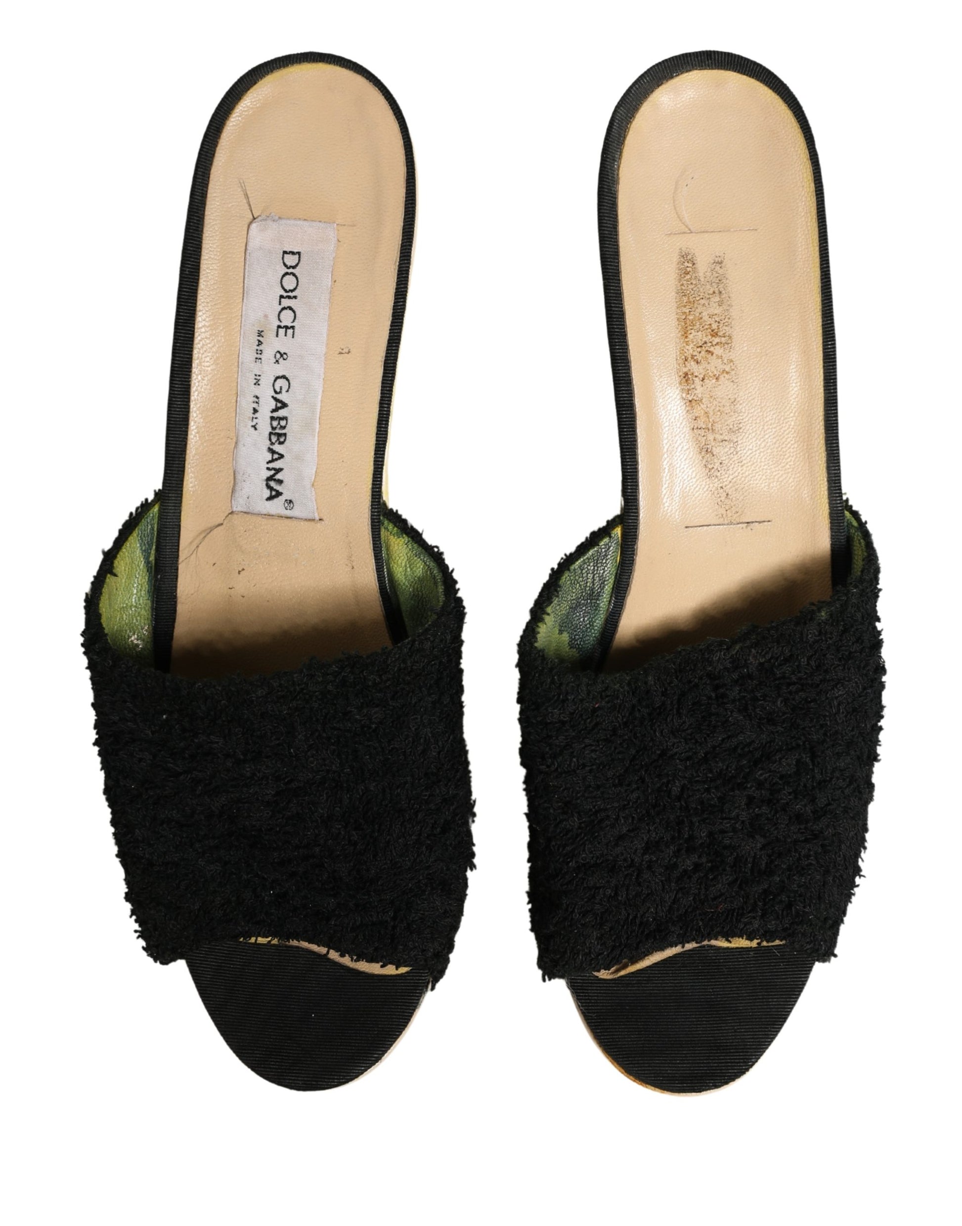 Dolce & Gabbana Black Stiletto Heels for Women side view