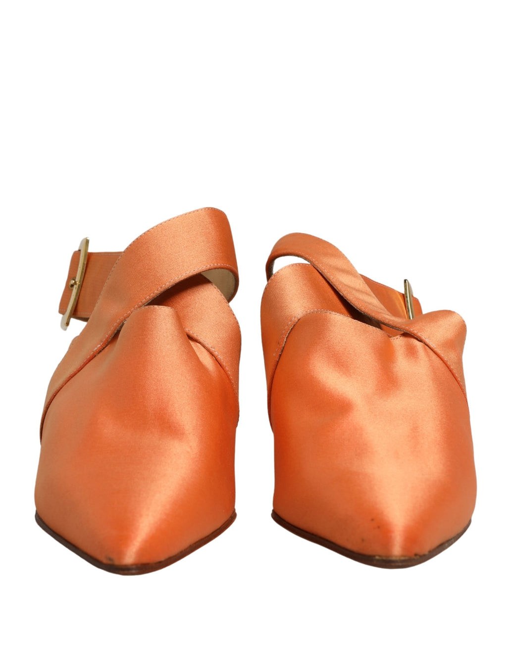 Dolce & Gabbana Orange Stiletto Heels for Women detail view