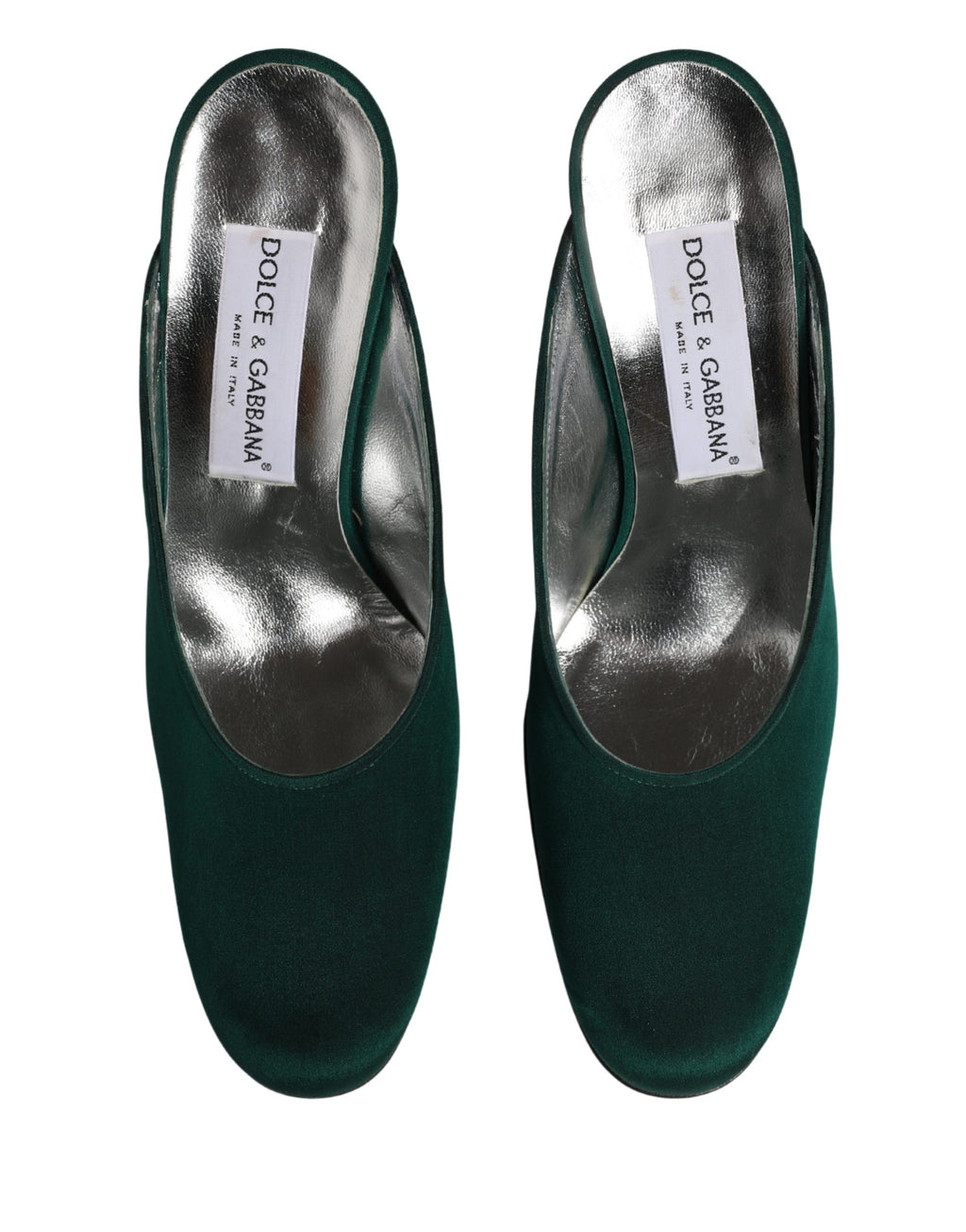 Escarpins Dolce & Gabbana en daim vert à talons hauts