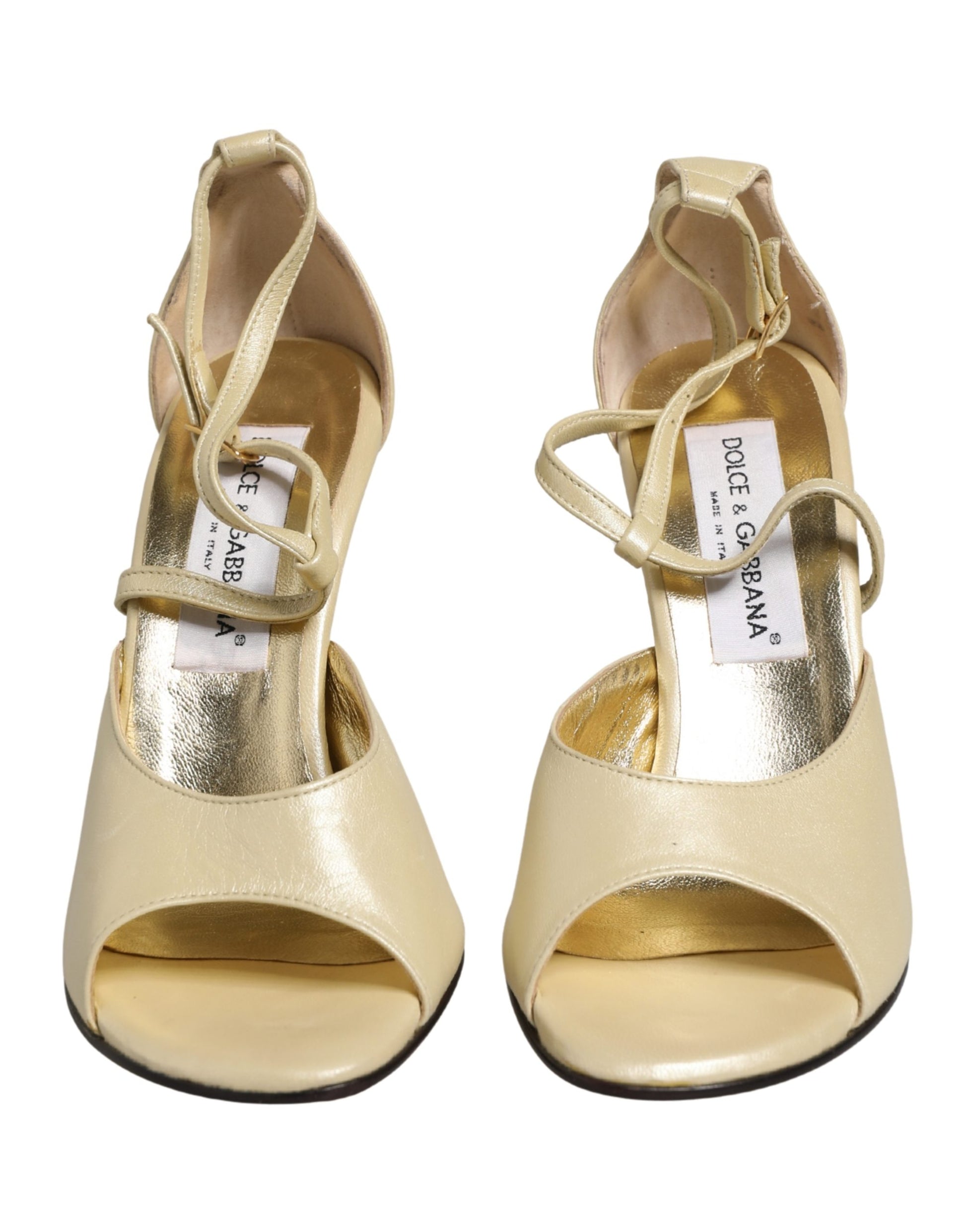Dolce & Gabbana Beige Stiletto Heels for Women detail view