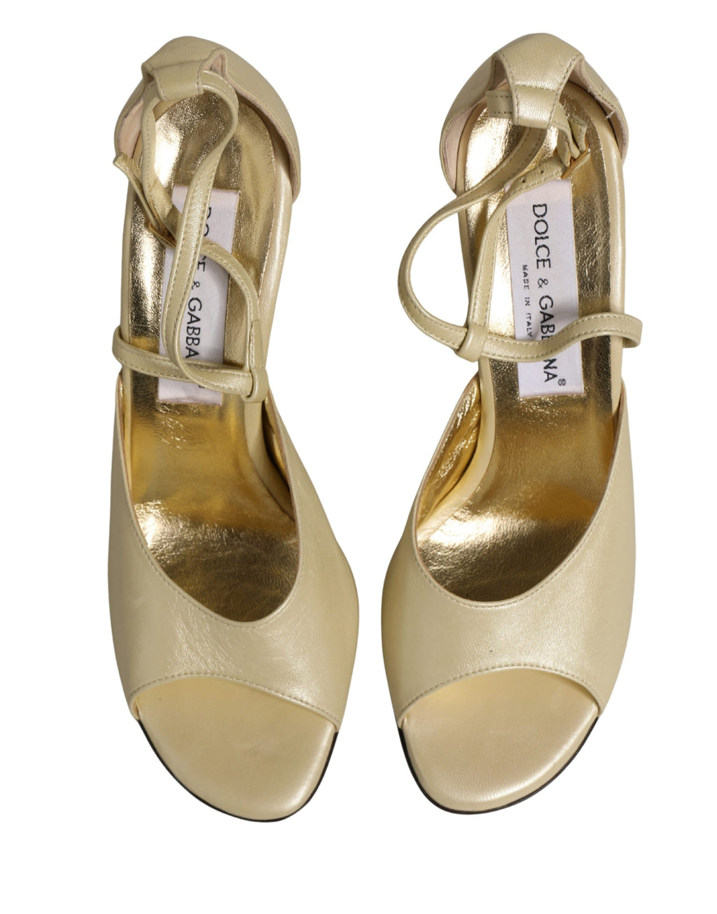Dolce & Gabbana Beige Stiletto Heels for Women side view