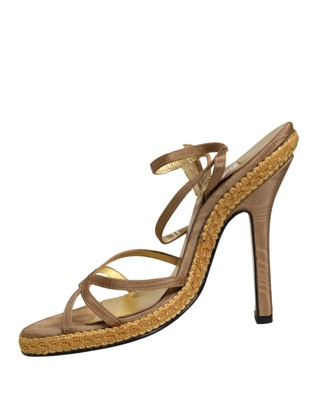 Dolce & Gabbana Brown Stiletto Heels for Women side view